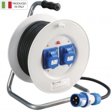 Μπαλαντέζα Καρούλι Βιομηχανικού Τύπου με Πρίζες 3P 230V και Φις 3P 230V Καλώδιο 3x1.5mm² 30m